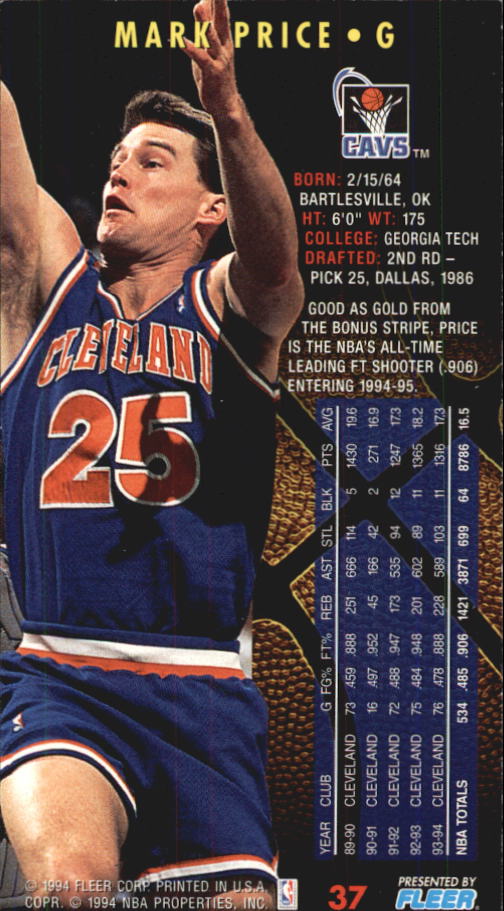 1994-95 Fleer Jam Session Basketball Card #1-200 - Choose Your Card - Picture 72 of 373