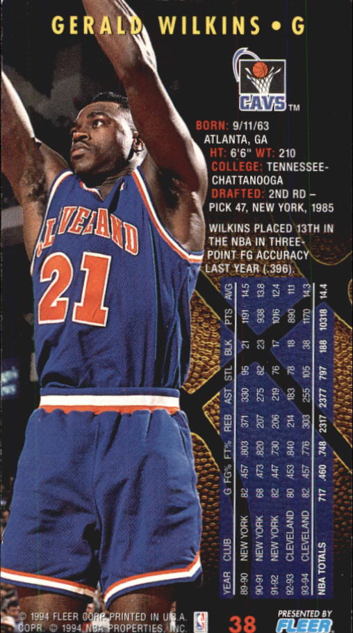 1994-95 Fleer Jam Session Basketball Card #1-200 - Choose Your Card - Picture 74 of 373