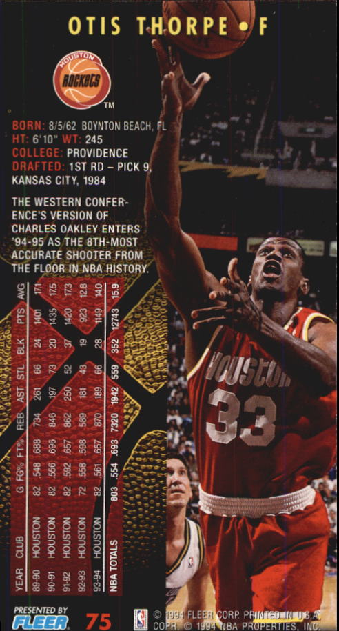 1994-95 Fleer Jam Session Basketball Card #1-200 - Choose Your Card - Picture 145 of 373