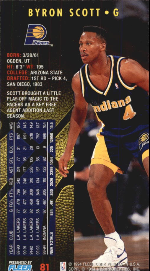 1994-95 Fleer Jam Session Basketball Card #1-200 - Choose Your Card - Picture 156 of 373