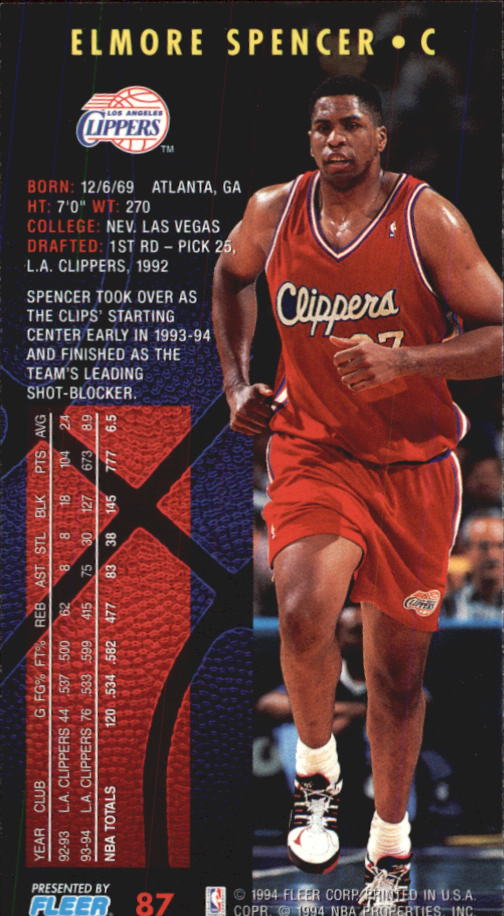 1994-95 Fleer Jam Session Basketball Card #1-200 - Choose Your Card - Picture 168 of 373