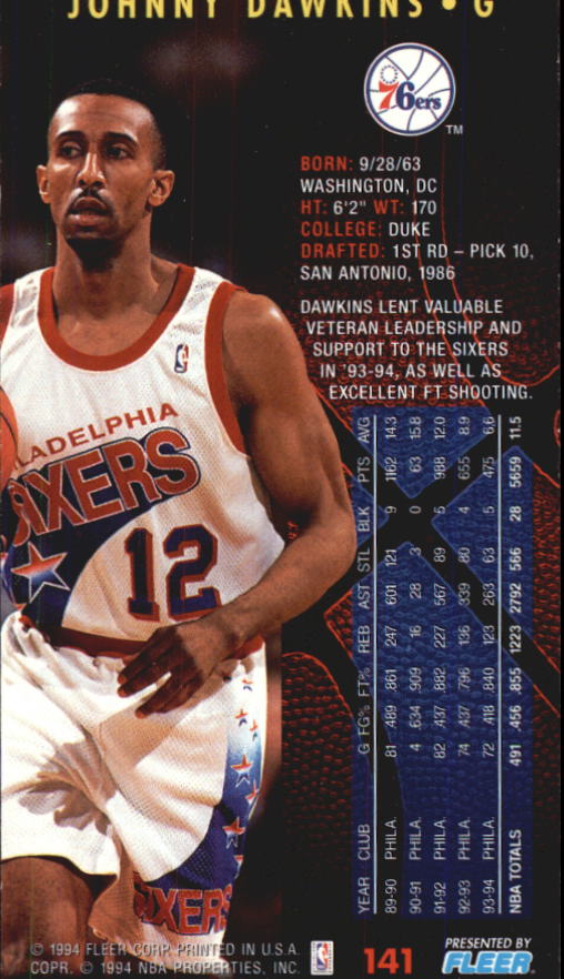 1994-95 Fleer Jam Session Basketball Card #1-200 - Choose Your Card - Picture 266 of 373