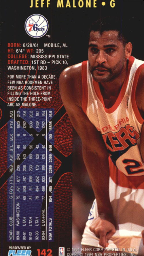 1994-95 Fleer Jam Session Basketball Card #1-200 - Choose Your Card - Picture 268 of 373