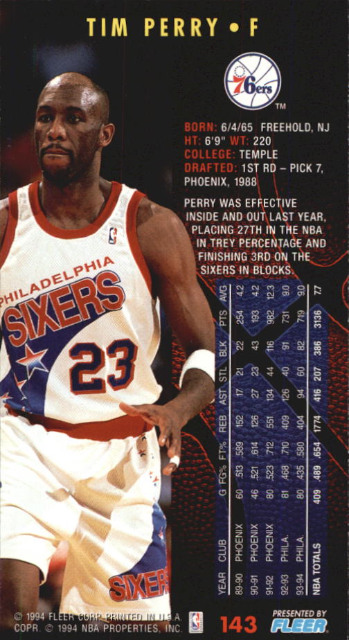 1994-95 Fleer Jam Session Basketball Card #1-200 - Choose Your Card - Picture 270 of 373
