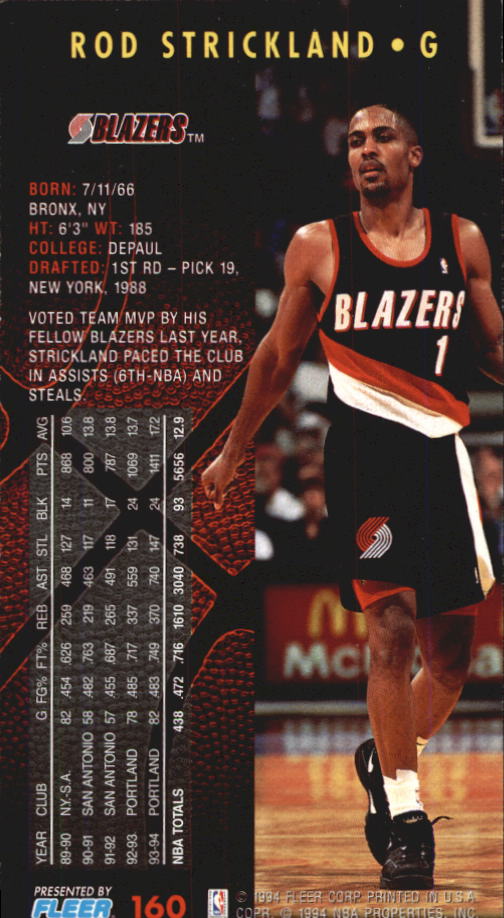 1994-95 Fleer Jam Session Basketball Card #1-200 - Choose Your Card - Picture 301 of 373