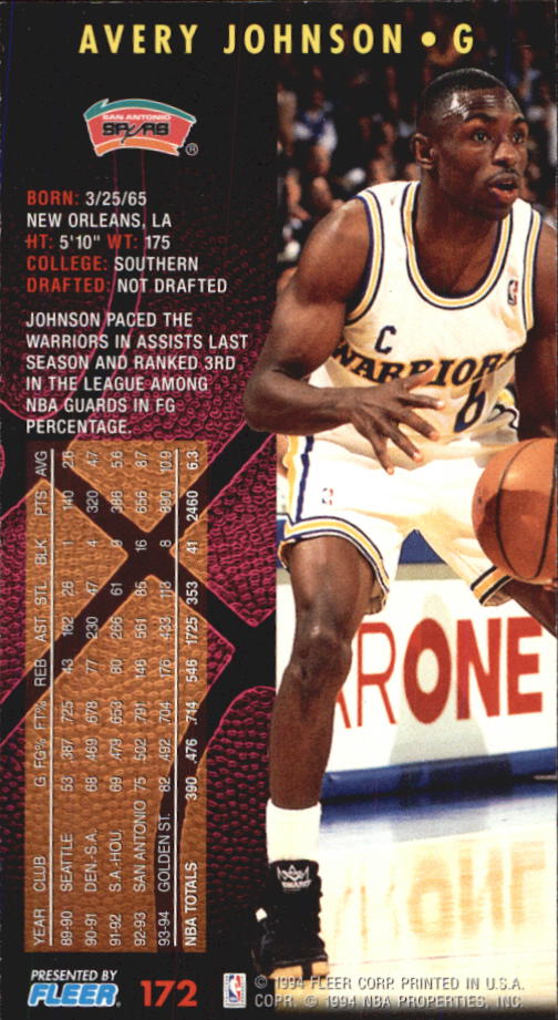 1994-95 Fleer Jam Session Basketball Card #1-200 - Choose Your Card - Picture 325 of 373