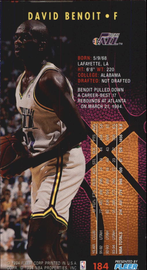 1994-95 Fleer Jam Session Basketball Card #1-200 - Choose Your Card - Picture 343 of 373