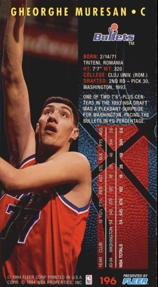 1994-95 Fleer Jam Session Basketball Card #1-200 - Choose Your Card - Picture 365 of 373