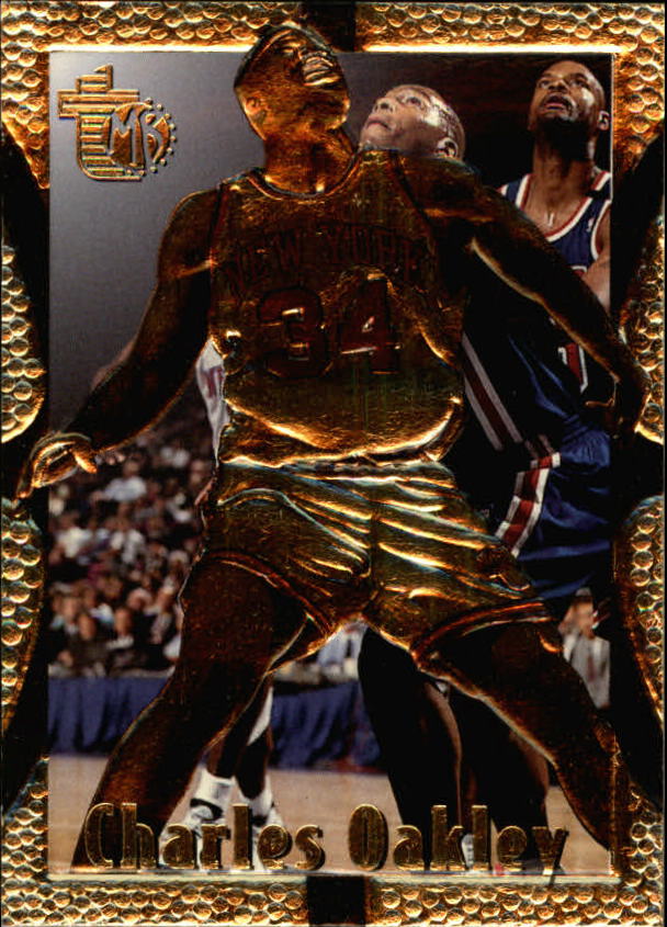 1994-95 Embossed Golden Idols #65 Charles Oakley