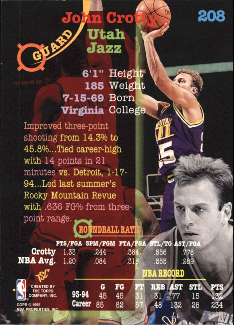 1994-95 Stadium Club Basketball Members Only Singles (#182-362) - You Choose - Bild 45 von 313