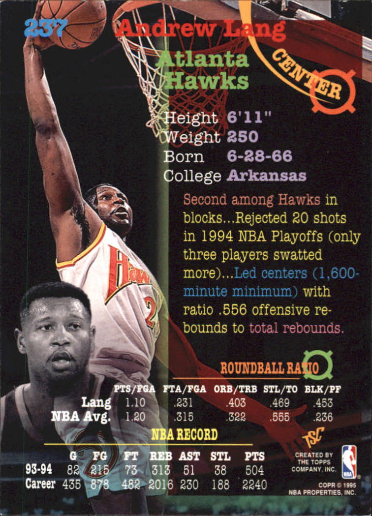 1994-95 Stadium Club Basketball Members Only Singles (#182-362) - You Choose - Bild 96 von 313