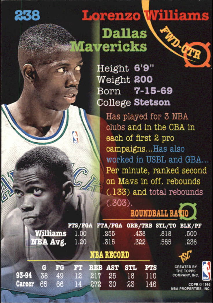 1994-95 Stadium Club Basketball Members Only Singles (#182-362) - You Choose - Bild 98 von 313