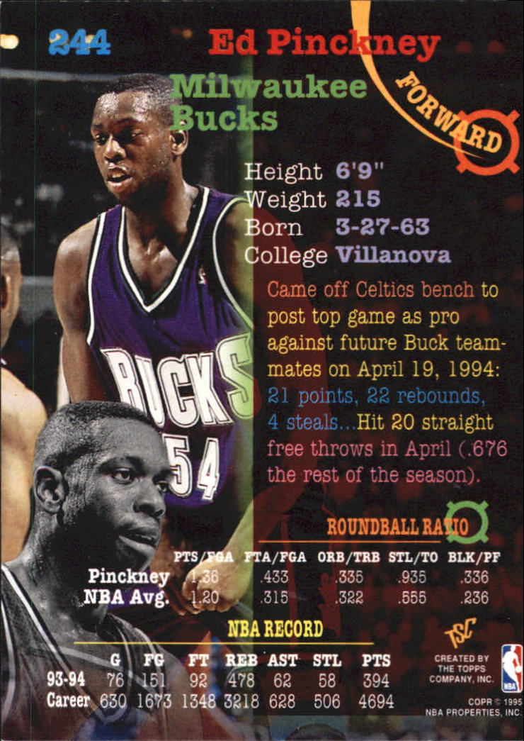 1994-95 Stadium Club Basketball Members Only Singles (#182-362) - You Choose - Bild 109 von 313