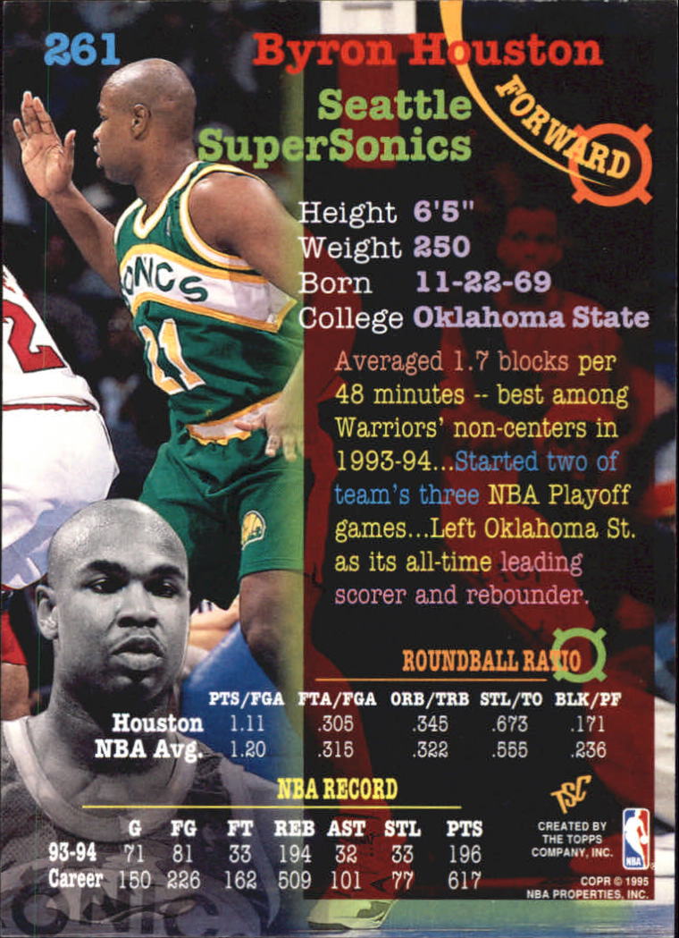 1994-95 Stadium Club Basketball Members Only Singles (#182-362) - You Choose - Bild 136 von 313