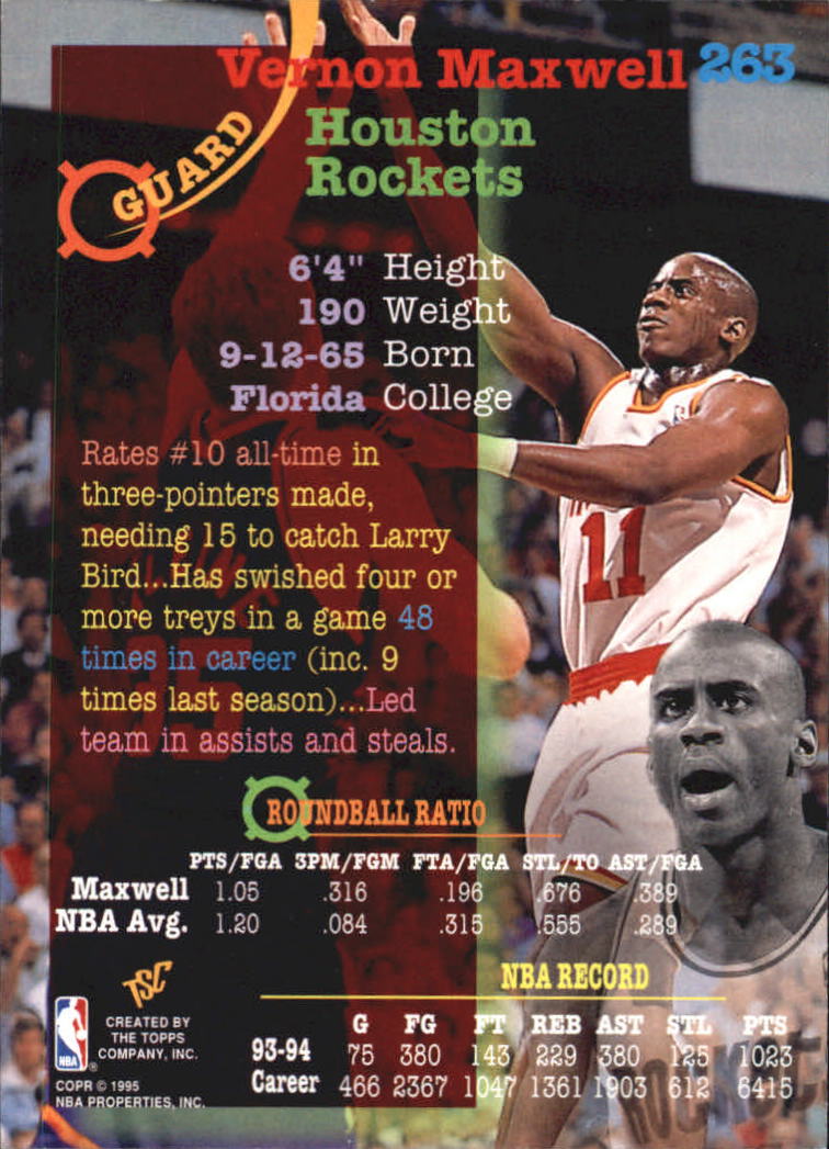 1994-95 Stadium Club Basketball Members Only Singles (#182-362) - You Choose - Bild 140 von 313