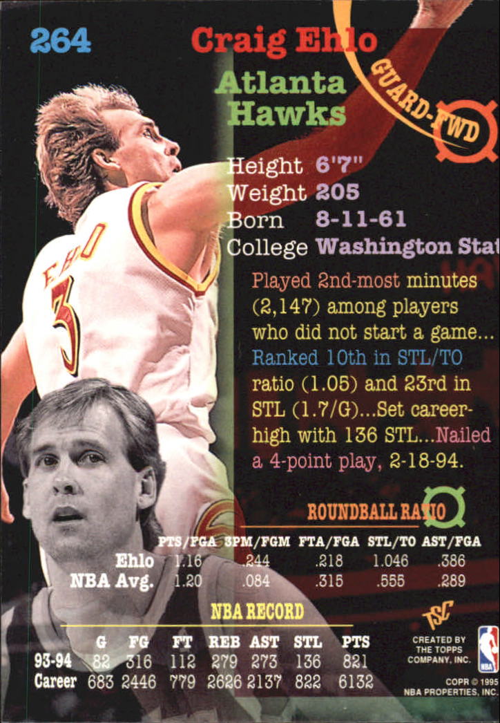 1994-95 Stadium Club Basketball Members Only Singles (#182-362) - You Choose - Bild 142 von 313