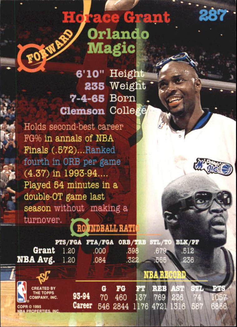 1994-95 Stadium Club Basketball Members Only Singles (#182-362) - You Choose - Bild 181 von 313