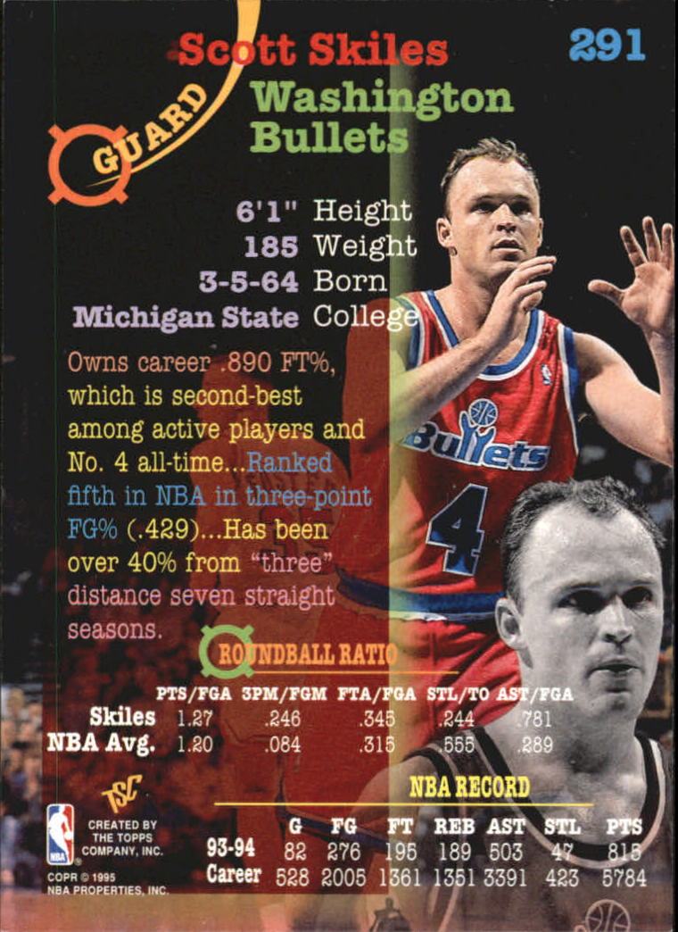 1994-95 Stadium Club Basketball Members Only Singles (#182-362) - You Choose - Bild 189 von 313