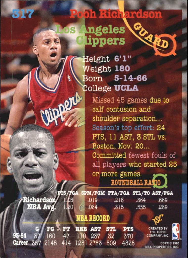 1994-95 Stadium Club Basketball Members Only Singles (#182-362) - You Choose - Bild 235 von 313
