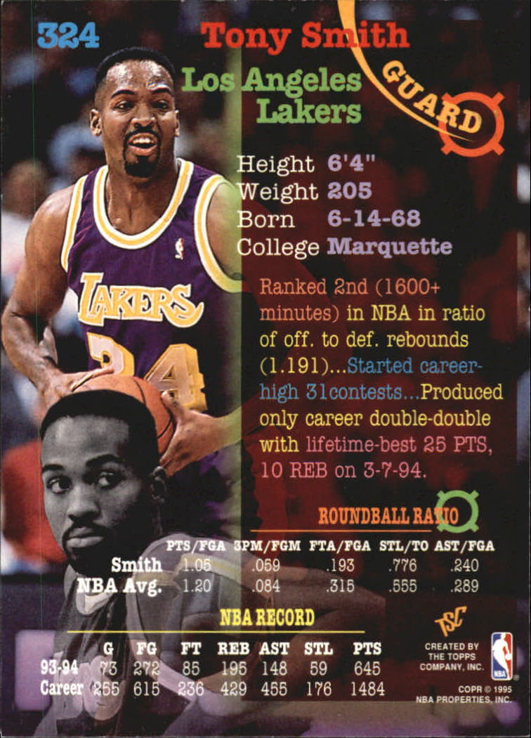 1994-95 Stadium Club Basketball Members Only Singles (#182-362) - You Choose - Bild 248 von 313