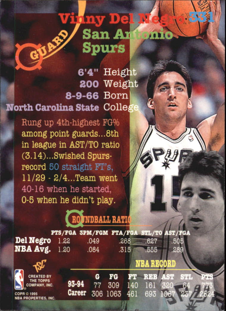 1994-95 Stadium Club Basketball Members Only Singles (#182-362) - You Choose - Bild 259 von 313
