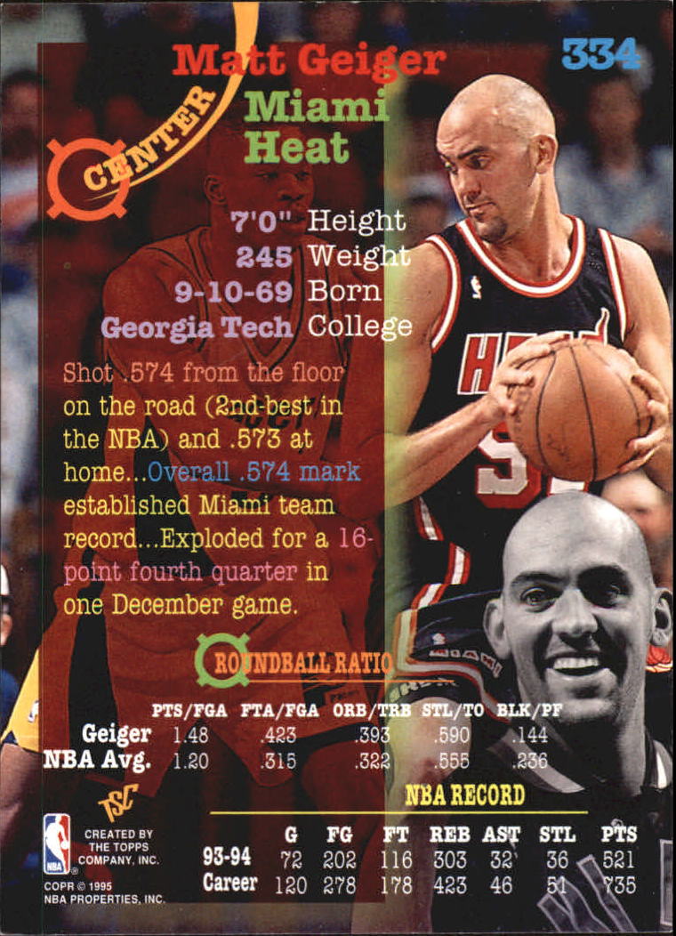 1994-95 Stadium Club Basketball Members Only Singles (#182-362) - You Choose - Bild 264 von 313