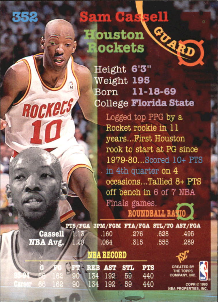 1994-95 Stadium Club Basketball Members Only Singles (#182-362) - You Choose - Bild 297 von 313