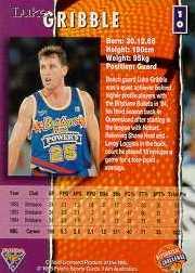 Sports Card Back