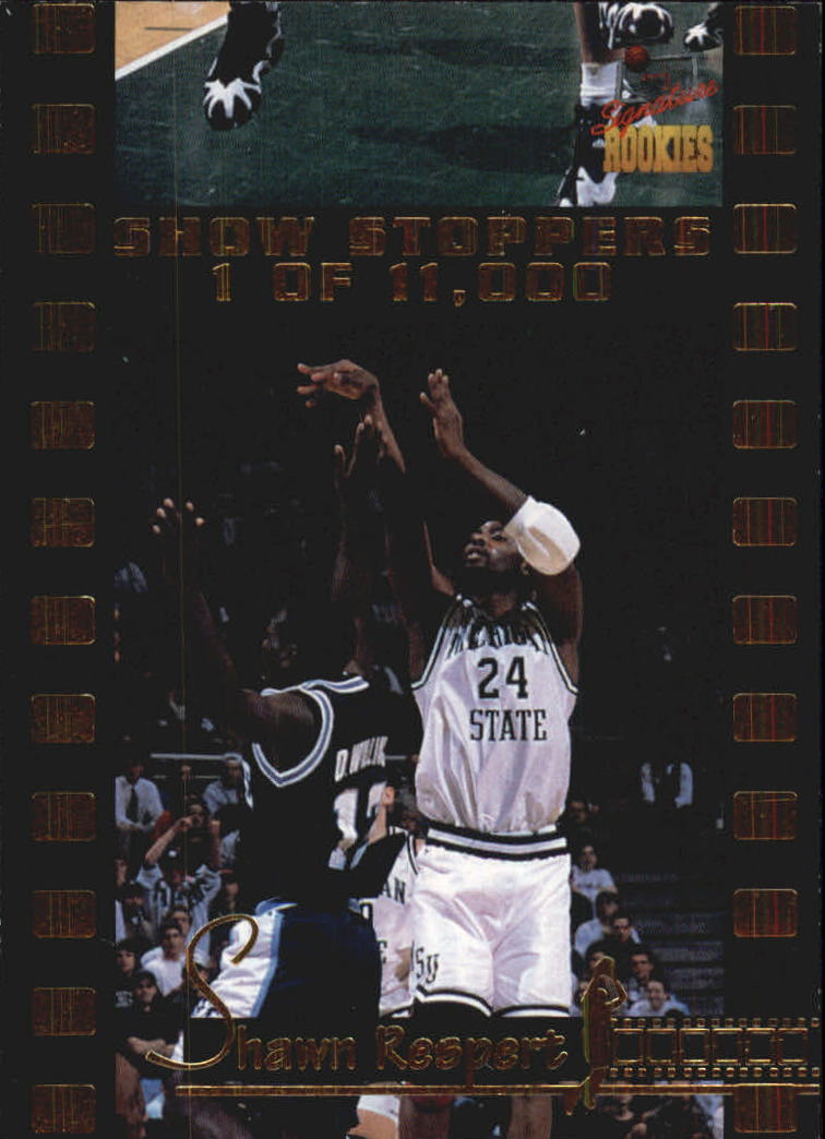 1995 Signature Rookies Draft Day Show Stoppers #S2 Shawn Respert