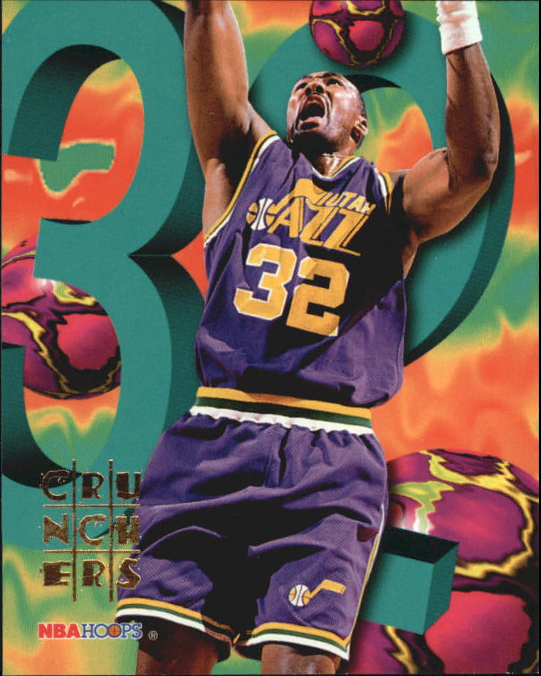 1995-96 Hoops Number Crunchers #17 Karl Malone