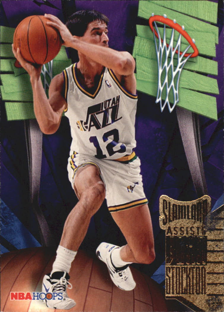 1995-96 Hoops Slamland #SL47 John Stockton