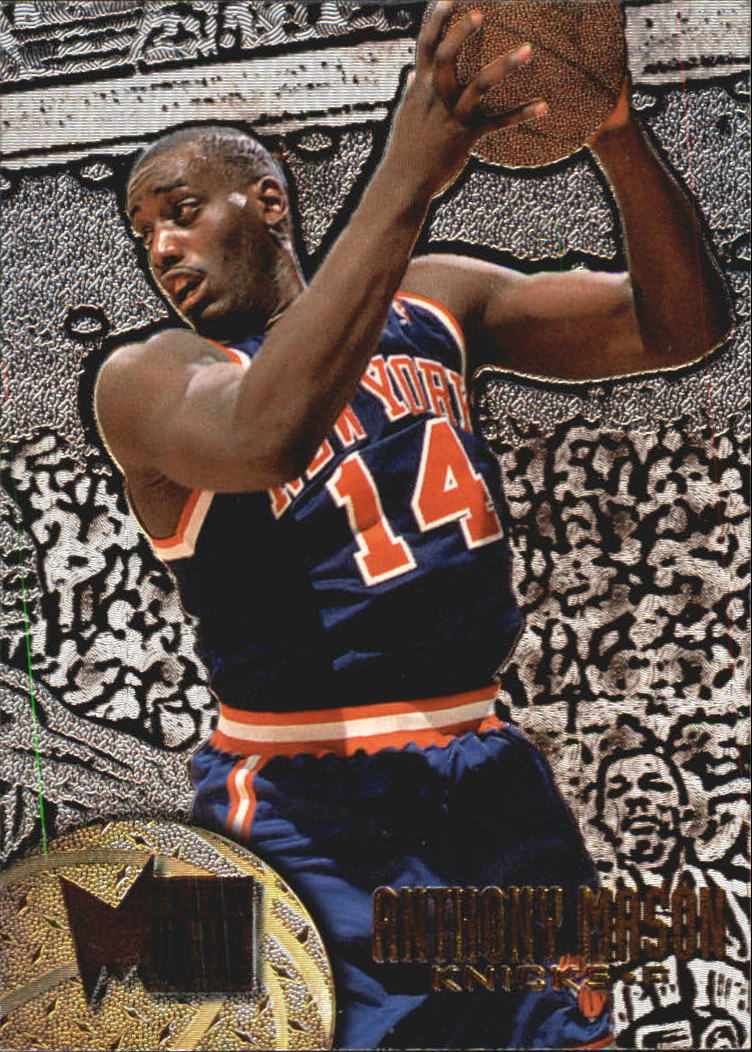 1995-96 Metal Silver Spotlight #72 Anthony Mason