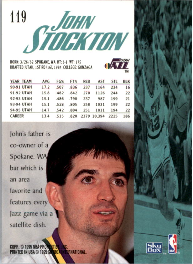 John Stockton cards (1989-2021) Jazz - You Choose - Bild 51 von 284