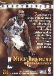 1995-96 SkyBox Premium #296 Mitch Richmond ELE back image