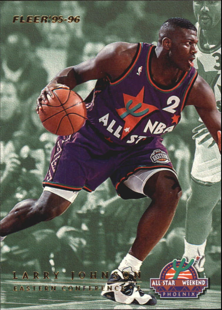 1995-96 Fleer All-Stars #8 Larry Johnson/Detlef Schrempf