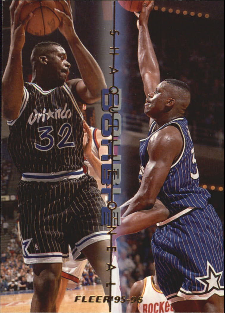 1995-96 Fleer Double Doubles #10 Shaquille O'Neal
