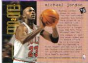 1995-96 Fleer End to End #9 Michael Jordan back image