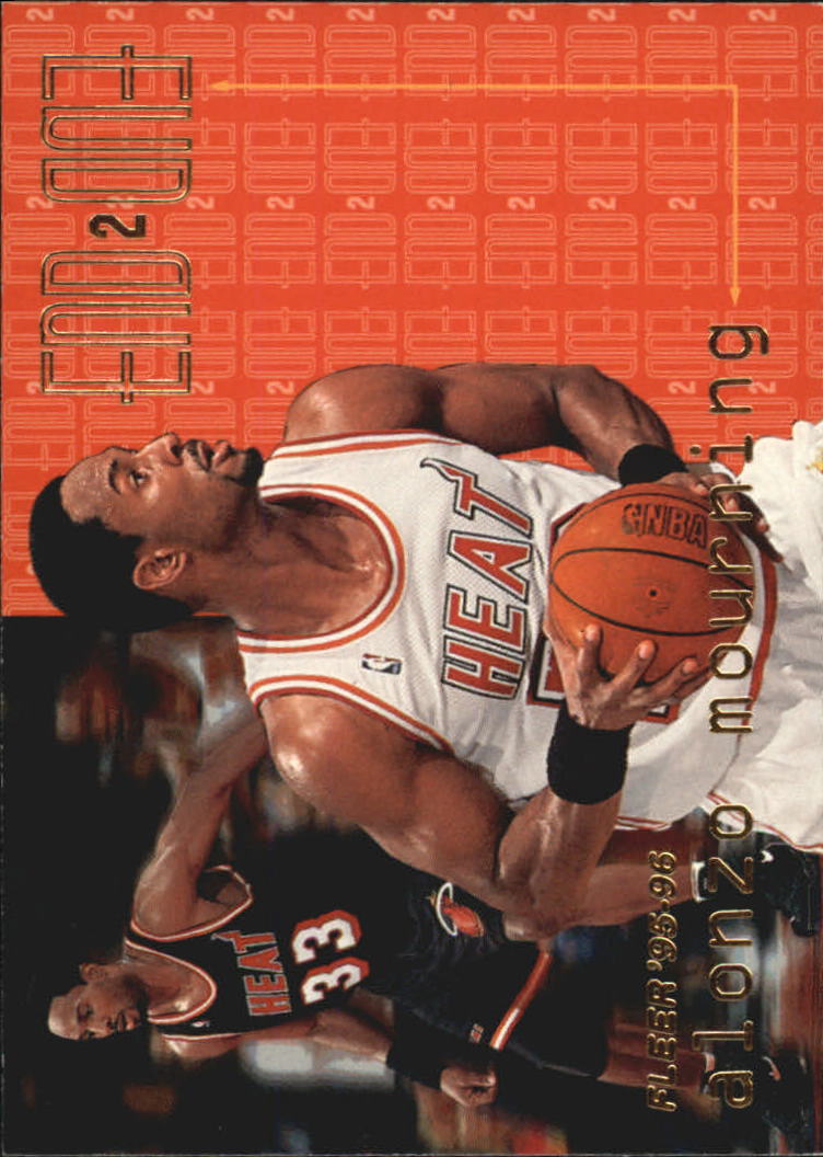 1995-96 Fleer End to End #11 Alonzo Mourning
