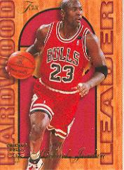 1995-96 Fleer Flair Hardwood Leaders #4 Michael Jordan - NM-MT+