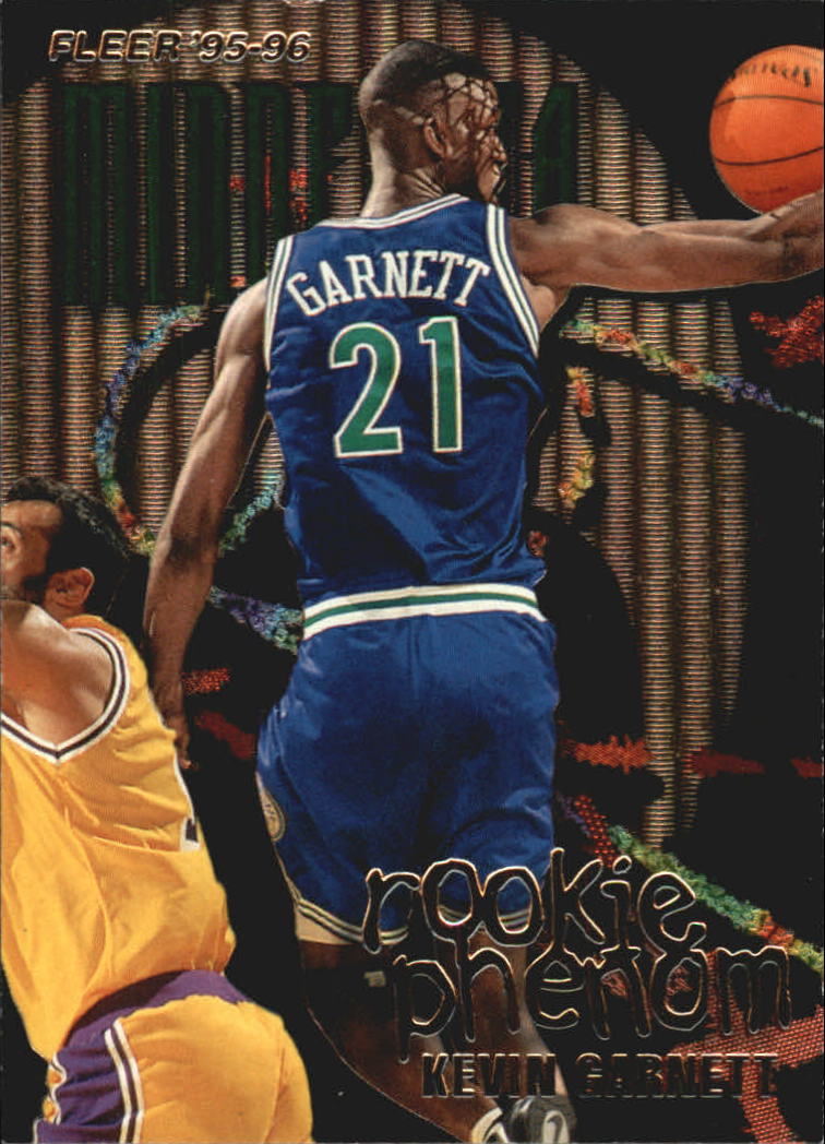 1995-96 Fleer Rookie Phenoms #1 Kevin Garnett