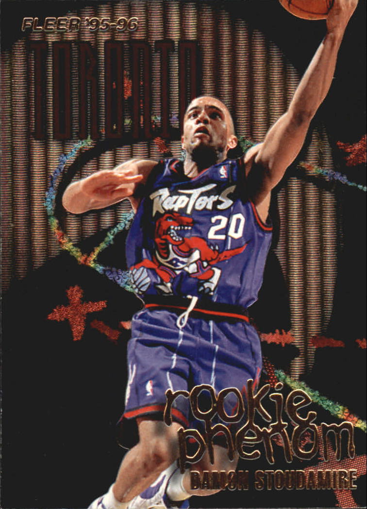 1995-96 Fleer Rookie Phenoms #8 Damon Stoudamire