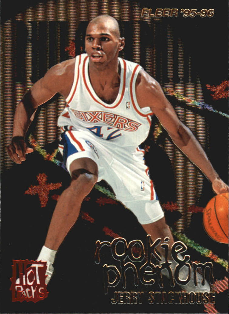 1995-96 Fleer Rookie Phenoms Hot Pack #7 Jerry Stackhouse