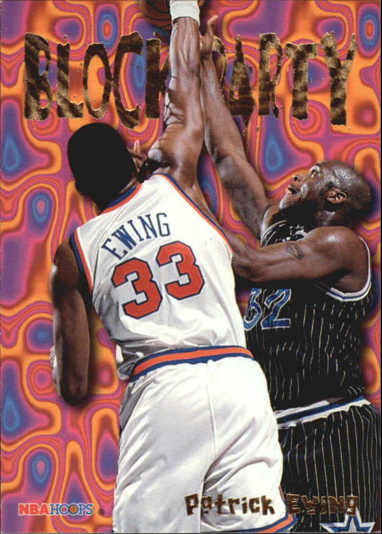 1995-96 Hoops Block Party #9 Patrick Ewing