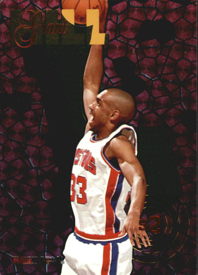 1995-96 Hoops Grant Hill Dunks/Slams #S2 Grant Hill/L-Card