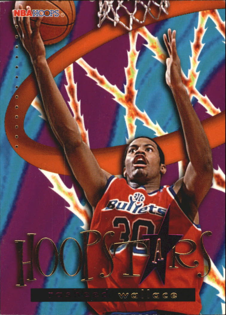 1995-96 Hoops HoopStars #HS12 Rasheed Wallace