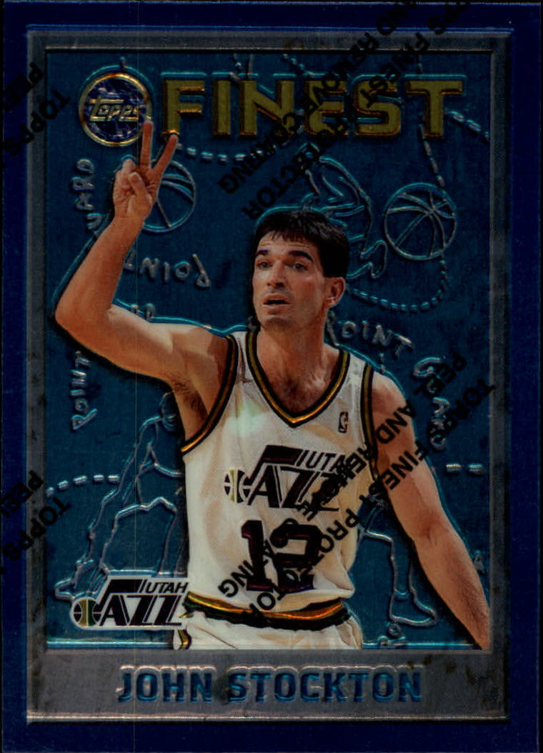1995-96 Finest #15 John Stockton