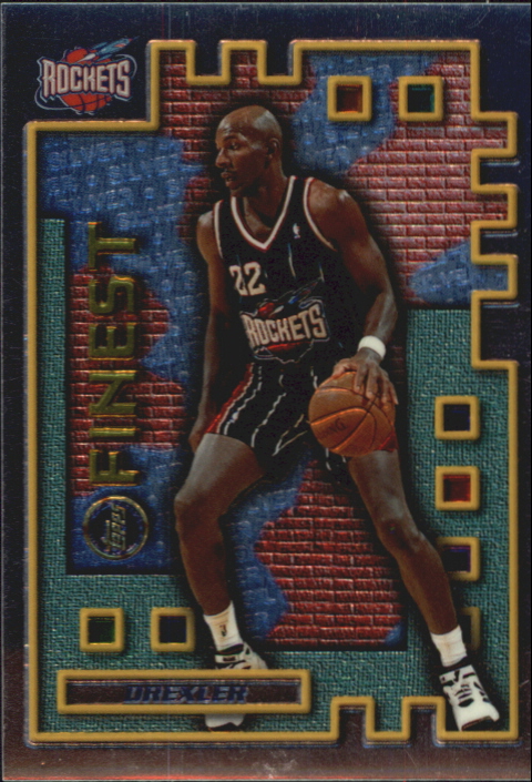 1995-96 Finest Mystery Borderless/Silver #M27 Clyde Drexler - NM-MT