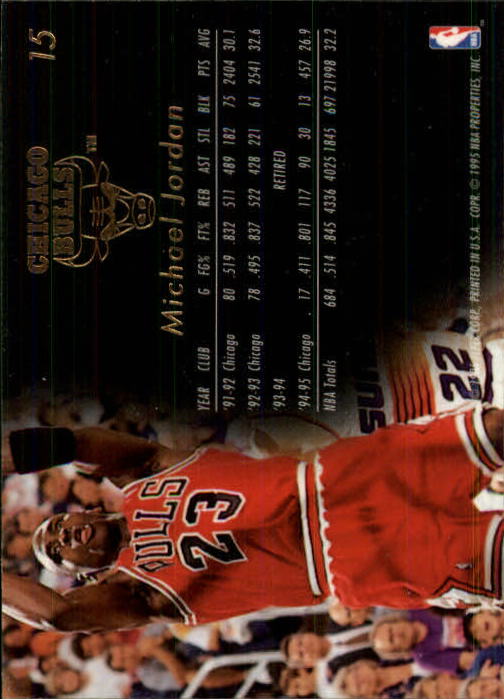 1995-96 Flair #15 Michael Jordan - NM-MT