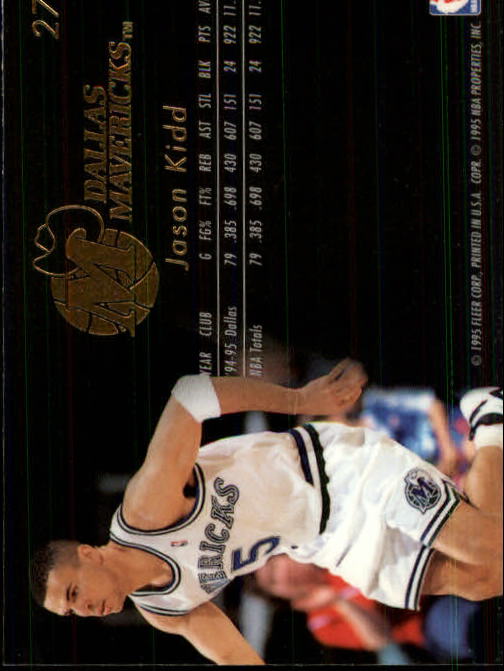 1995-96 Flair #27 Jason Kidd back image