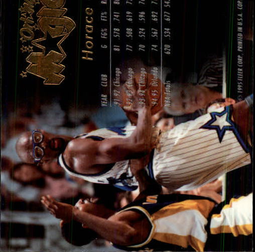 1995-96 Flair #95 Horace Grant back image